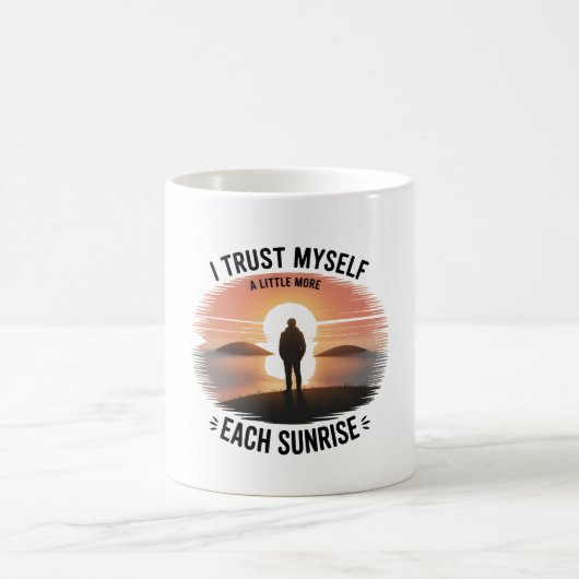 Sunrise Self-Trust Combo Mug  コーヒーマグカップ (中央)