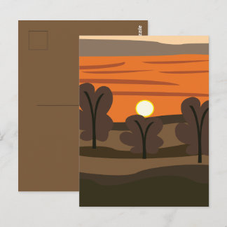 Sunrise Sky Scenic Travel ポストカード