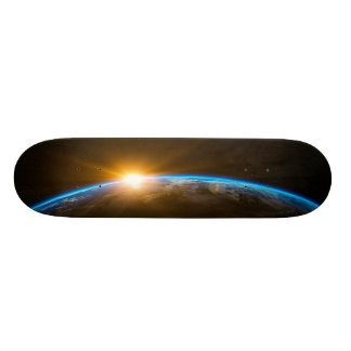 sunrise space galaxy skateboard deck スケートボード