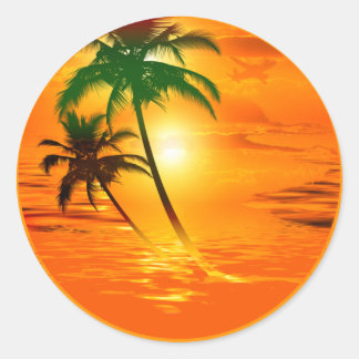 Sunrise Sun Travel ラウンドシール