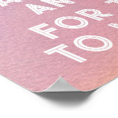 Sunrise Sunset Daydreams Inspirational Quote ポスター (角)