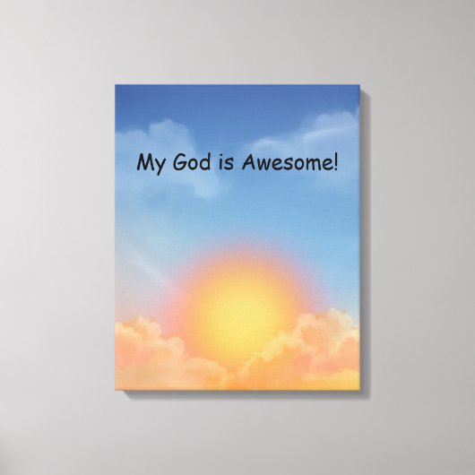 Sunrise Wall Art キャンバスプリント (正面)