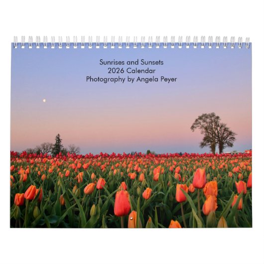 Sunrises and Sunsets 2026 Calendar カレンダー (カバー)
