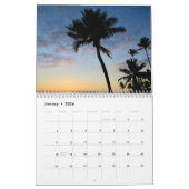 Sunrises and Sunsets 2026 Calendar カレンダー (1月 2026)