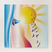 Sun's song over gentle waves ジグソーパズル (横)