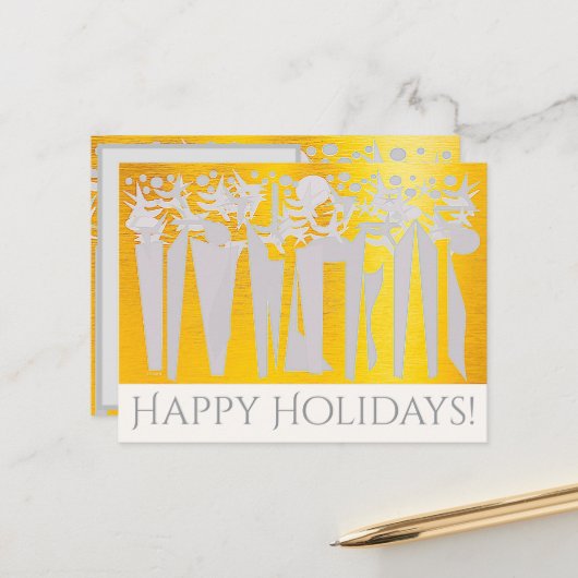 SUNS! SUNSHINE! HOLIDAYS IN CENTRAL PARK! :) シーズンポストカード (正面/裏面インサイチュ)