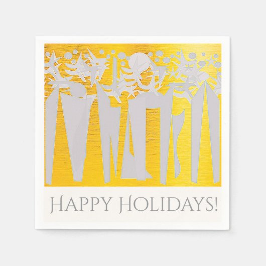 SUNS! SUNSHINE! HOLIDAYS IN CENTRAL PARK! :) スタンダードカクテルナプキン (正面)