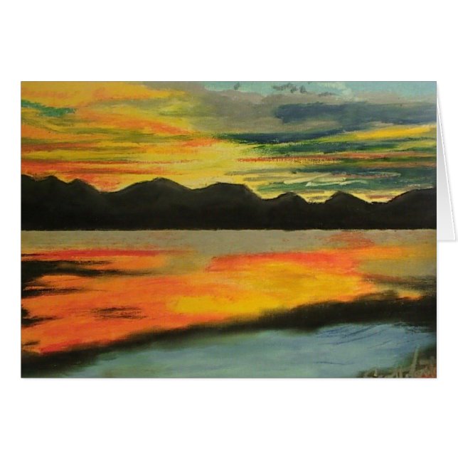 sunset湖 (正面横)