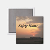 sunset3, Safety Home マグネット (正面/裏面)