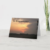 sunset3cardh, Remembrance カード (正面)