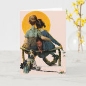 Sunset カード (黄色い花)