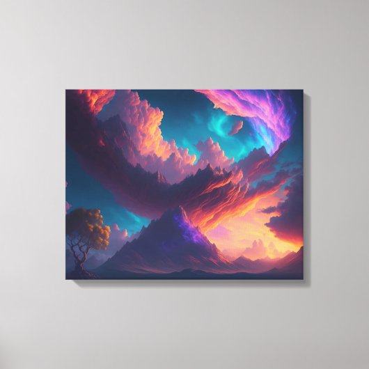 Sunset キャンバスプリント (正面)