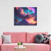 Sunset キャンバスプリント (インサイチュ (リビング))