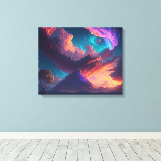 Sunset キャンバスプリント (インサイチュ (ウッドフロア))