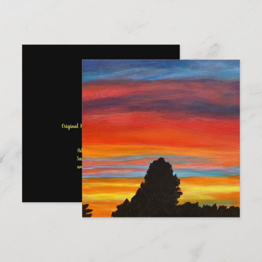 sunset シーズンカード (正面/裏面)