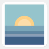 sunset スクエアシール (正面)