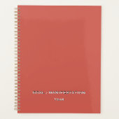 Sunset プランナー手帳 (正面)