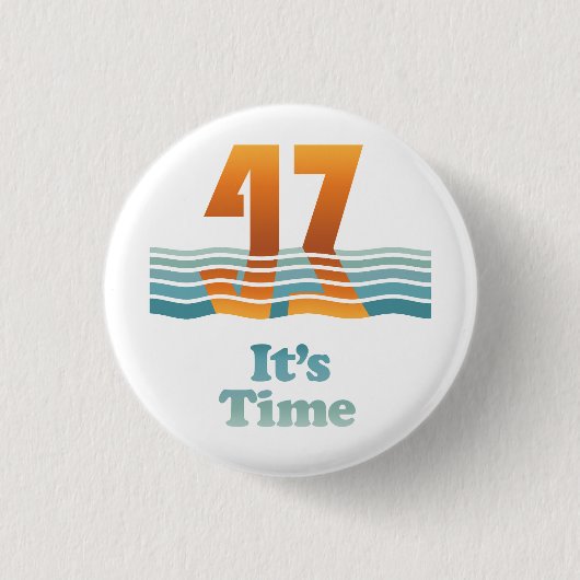 Sunset 47 1.25-inch Button 缶バッジ (正面)