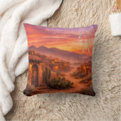 Sunset Adobe クッション (ブランケット)