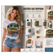 “Sunset Adventure Van” Tシャツ