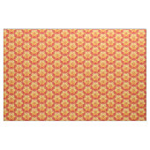 Sunset Asanoha - Traditional Japanese Pattern ファブリック (ファットクウォーター)