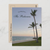 Sunset at Grand Bahama The Bahamas ポストカード (正面/裏面)