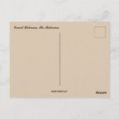 Sunset at Grand Bahama The Bahamas ポストカード (裏面)