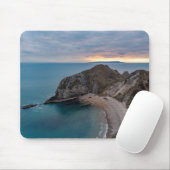 Sunset at Jurrasic Coast, England, UK マウスパッド (マウス)