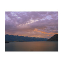Sunset at Lake Wakatipu, Queenstown, NZ