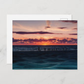 Sunset at Ludington, Michigan ポストカード (正面/裏面)