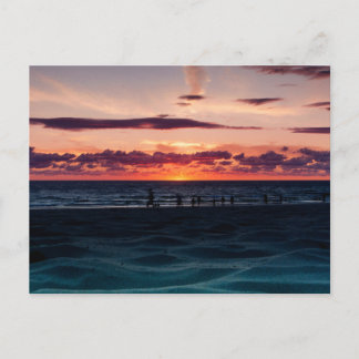 Sunset at Ludington, Michigan ポストカード