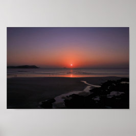 Sunset at Polzeath ポスター