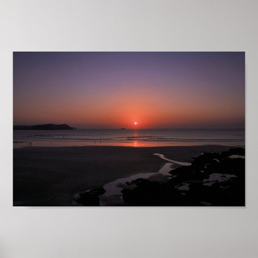 Sunset at Polzeath ポスター (正面)