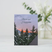 Sunset at Sisava Bosnia and Herzegovina ポストカード (スタンド正面)