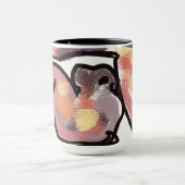 Sunset Autumn squirrel マグカップ (中央)