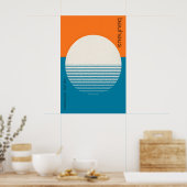 Sunset - Bauhaus Inspired  Art Print – Geometric ポスター (キッチン)