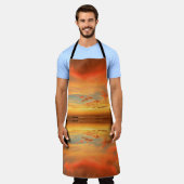 Sunset Beach Apron エプロン (着用した状態)
