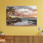 Sunset Beach Canvas Print 12 キャンバスプリント (インサイチュ (リビング))