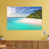 Sunset Beach Canvas Print Picture  10 キャンバスプリント (インサイチュ (リビング))