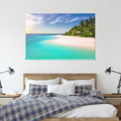 Sunset Beach Canvas Print Picture  10 キャンバスプリント (インサイチュ (寝室))