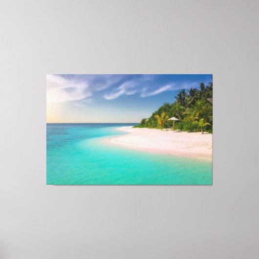 Sunset Beach Canvas Print Picture  10 キャンバスプリント (正面)