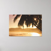Sunset Beach Canvas Print Picture 11 キャンバスプリント (正面)