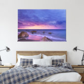 Sunset Beach Canvas Print Picture  13 キャンバスプリント (インサイチュ (寝室))