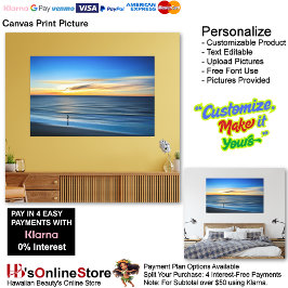 Sunset Beach Canvas Print Picture 14 キャンバスプリント