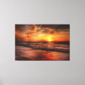 Sunset Beach Canvas Print Picture 17 キャンバスプリント (正面)