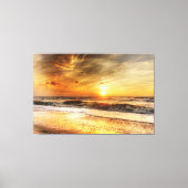 Sunset Beach Canvas Print Picture 18 キャンバスプリント (正面)