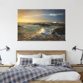 Sunset Beach Canvas Print Picture 22 キャンバスプリント (インサイチュ (寝室))