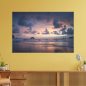 Sunset Beach Canvas Print Picture 26 キャンバスプリント (インサイチュ (リビング))