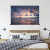 Sunset Beach Canvas Print Picture 26 キャンバスプリント (インサイチュ (寝室))
