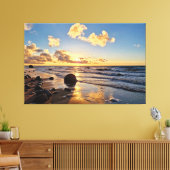 Sunset Beach Canvas Print Picture 27 キャンバスプリント (インサイチュ (リビング))
